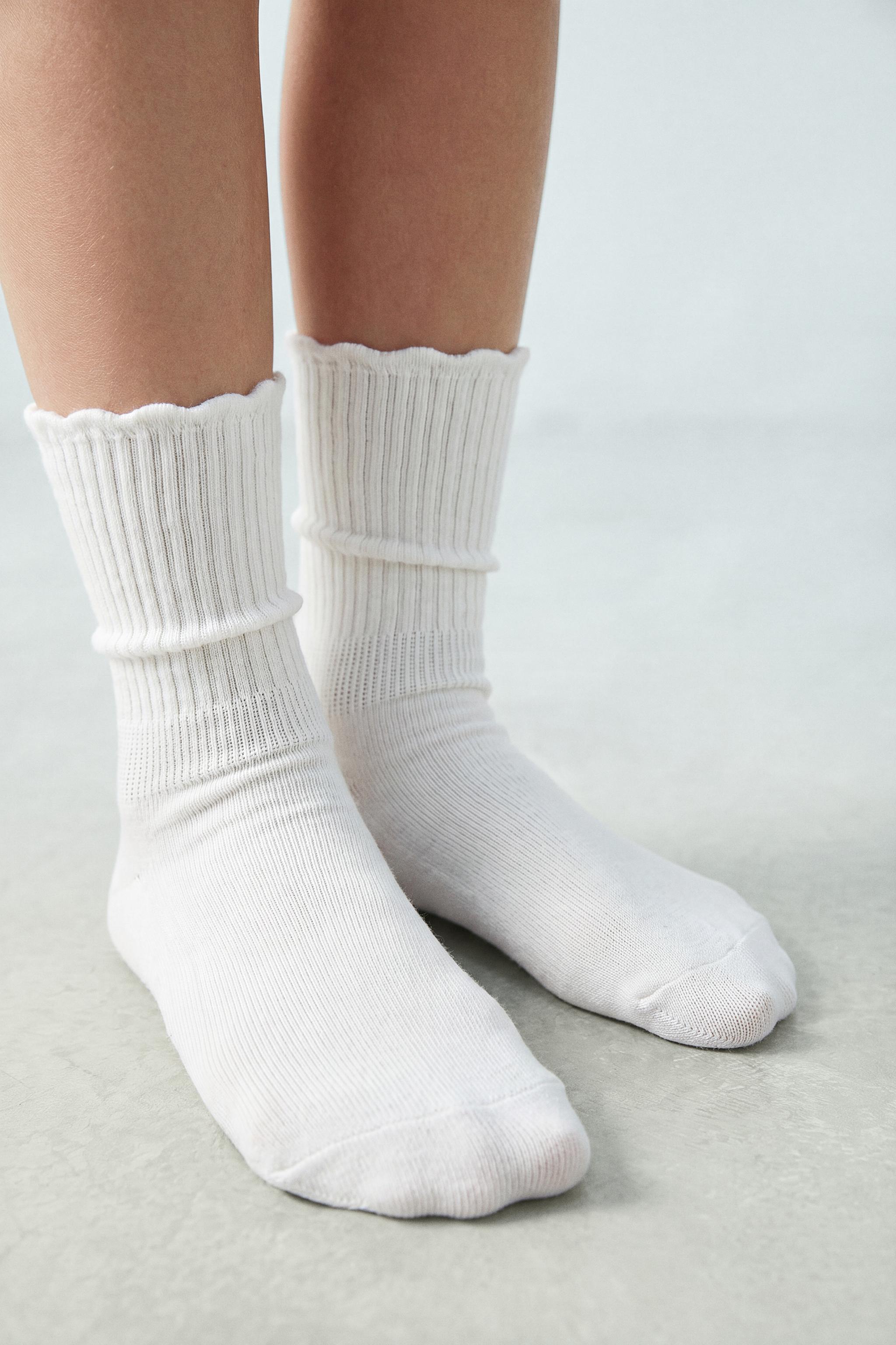 THREE-PACK OF TERRY CREW SOCKS